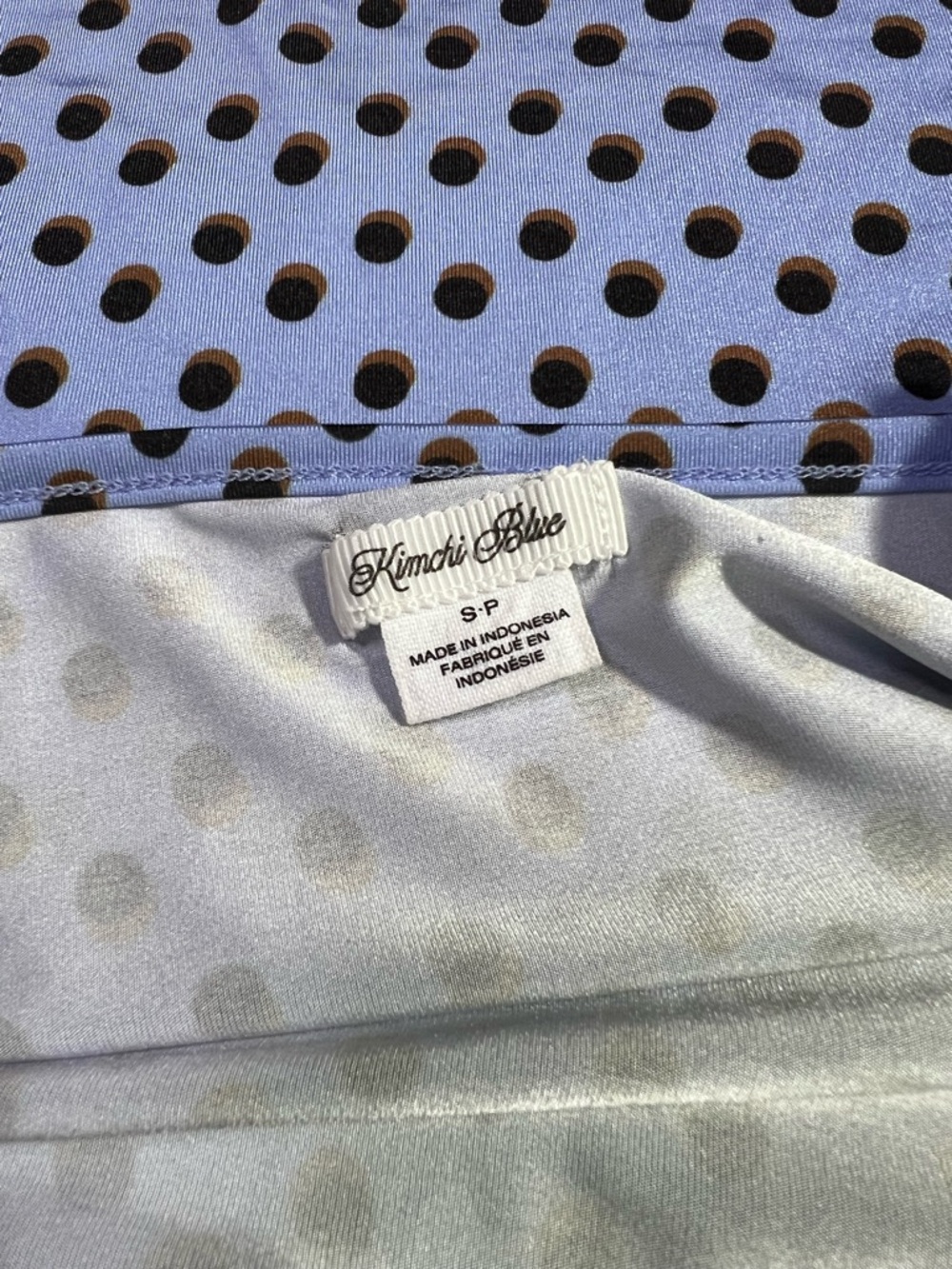 Kimchi Blue Polka Dot Lace-Trim Women’s Small Cami Tank Top Chic Elegant - Picture 3 of 5